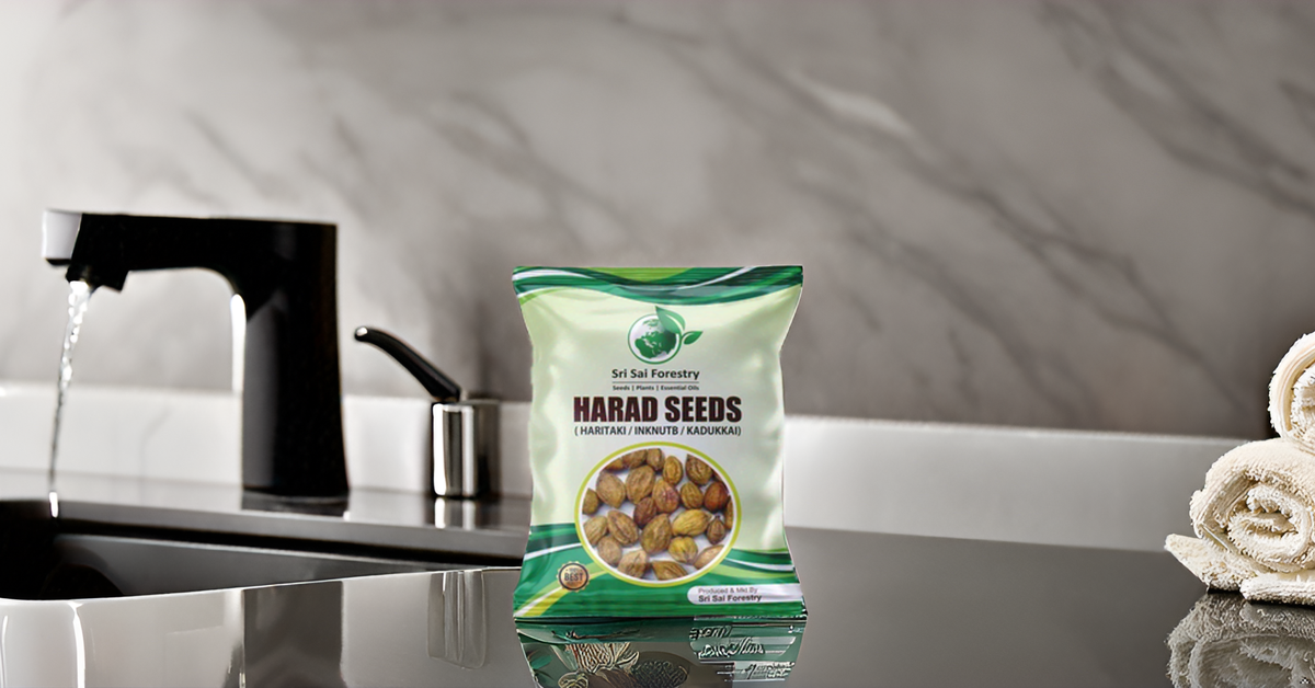 Organic Badi Harad Seeds (Haritaki | Kadukkai | Karakkaya | Terminalia Chebula | Ink Nut Seeds SRI SAI FORESTRY