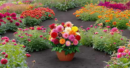 Dahlia Flower Seed – Mixed Color Ornamental Plant Seeds for Garden, Balcony & Terrace SRI SAI FORESTRY