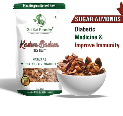 Kadwa Badam Seeds - Sky Fruit Seed - Unpeeled SRI SAI FORESTRY