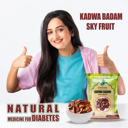 Kadwa Badam Seeds - Sky Fruit Seed - Unpeeled SRI SAI FORESTRY