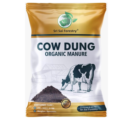 Cow Dung Manure for Plants – 100% Organic & Natural Fertilizer SRI SAI FORESTRY