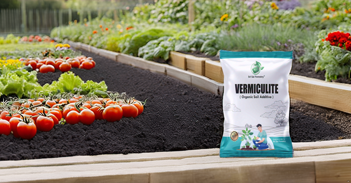 Vermiculite for Gardening & Hydroponics | 100% Natural, Non-Toxic & Chemical-Free | Improves Soil Aeration, Drainage, & Water Retention | Ideal for Potting Mix, Seed Starting SRI SAI FORESTRY