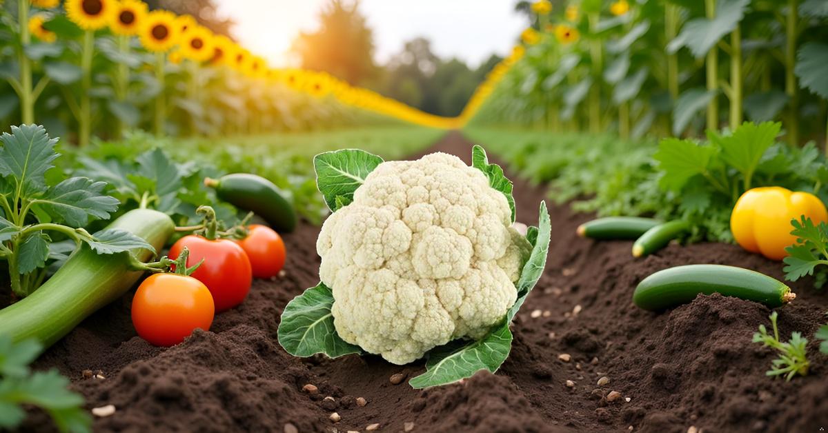 Cauliflower Seeds for Planting - (Phool Gobi, Koli Flower, Phulkobi, Kovippu) Vegetable Seed for Balcony, Terrace & Home Kitchen Garden SRI SAI FORESTRY