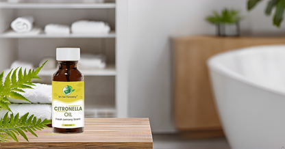 Nilgiri Hills Citronella Oil for Natural Hair Care, Oily Skin Treatment & Aromatherapy SRI SAI FORESTRY