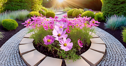 Cosmos Flower Seeds – Multi-Color Ornamental Mix for Apartments & Gardens SRI SAI FORESTRY