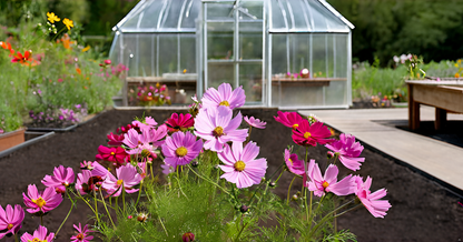 Cosmos Flower Seeds – Multi-Color Ornamental Mix for Apartments & Gardens SRI SAI FORESTRY