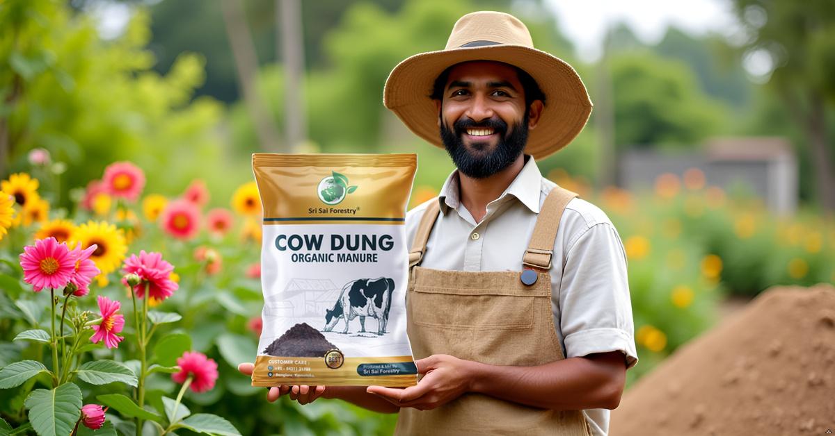 Cow Dung Manure for Plants – 100% Organic & Natural Fertilizer SRI SAI FORESTRY