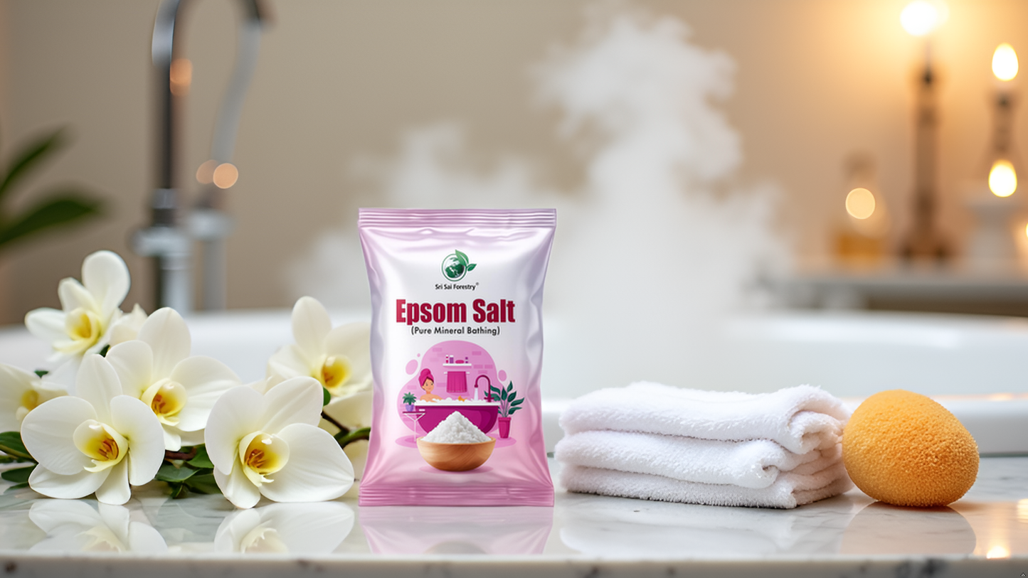 Epsom Salt For Bath, Epsom Salts for Foot Soak, Bathing SRI SAI FORESTRY