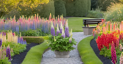 Lupin Flower Seeds – Stunning, Tall Blooms for Your Garden & Balcony SRI SAI FORESTRY