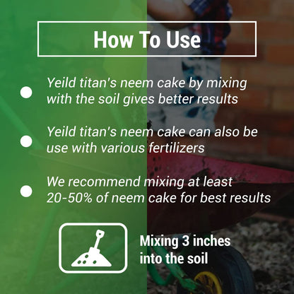 Neem Cake Powder for Plants – Organic Soil Enhancer, Natural Pest Control, Rich in Nitrogen, Phosphorus & Potassium for Healthier Growth – Neem Cake Fertilizer SRI SAI FORESTRY