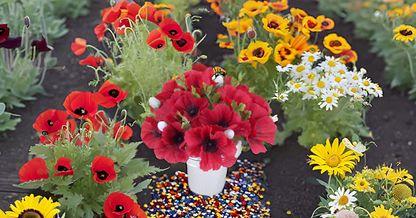 Californian Poppy Mixed Seeds – Vibrant, Colorful Blooms for Home Garden, Balcony & Terrace SRI SAI FORESTRY