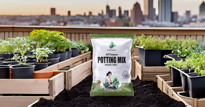 Organic Potting Soil Mix for Plants Home Garden| Ready to use Potting Mix Made with Vermicompost - Cocopeat - NeemCake - Red Soil - River Sand - Bone Meal - Natural Green Manure SRI SAI FORESTRY
